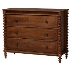 Baxton Studio Neviah 3-Drawer Chest, Walnut Brown Baxton Studio restaurant furniture, hotel furniture, commercial furniture, wholesale bedroom furniture, wholesale chest, classic chest